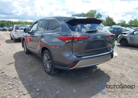 2021 Toyota Highlander Platinum from USA, damaged, VIN 5TDFZRBH5MS106874